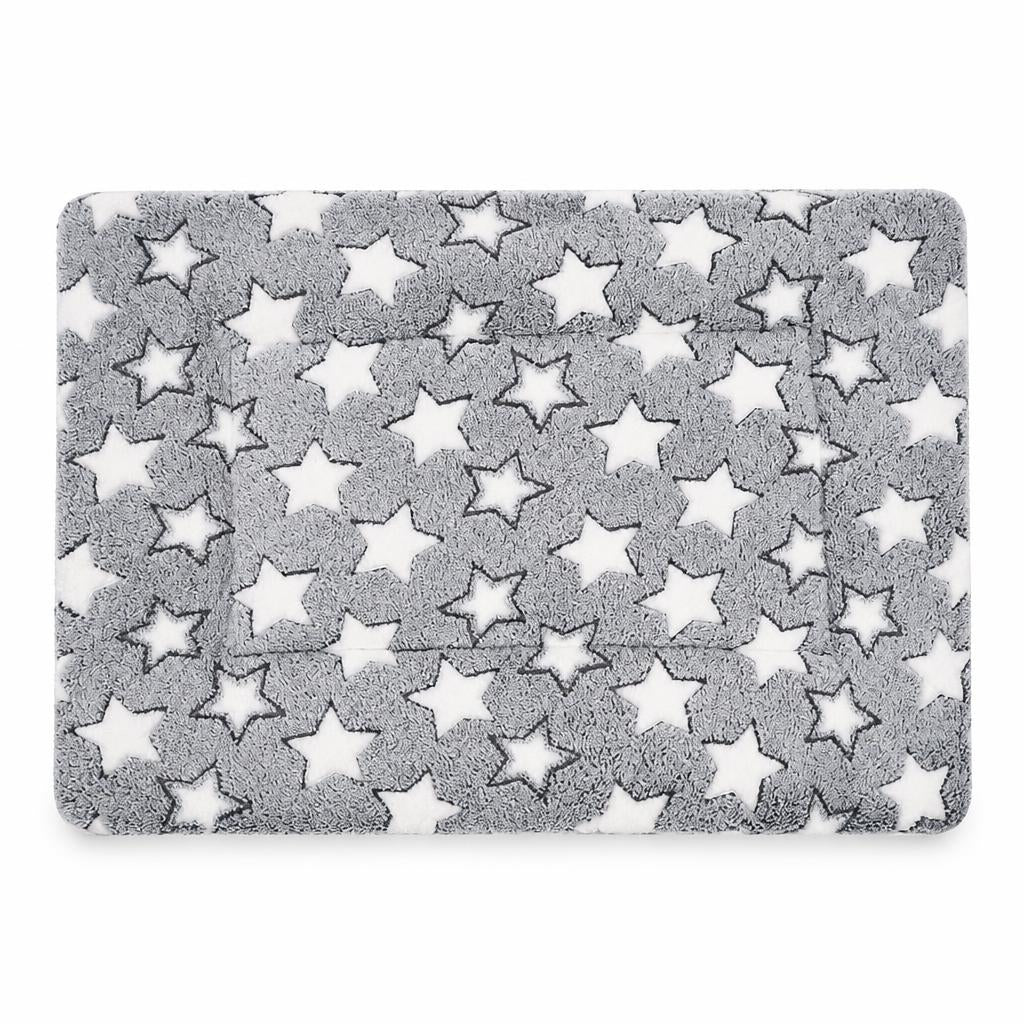 Gray White Star Warm Thick Pad