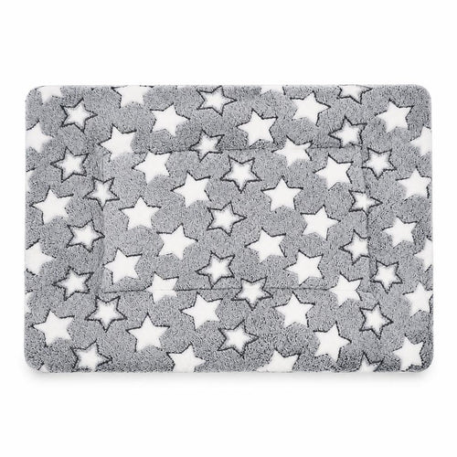 Gray White Star Warm Thick Pad