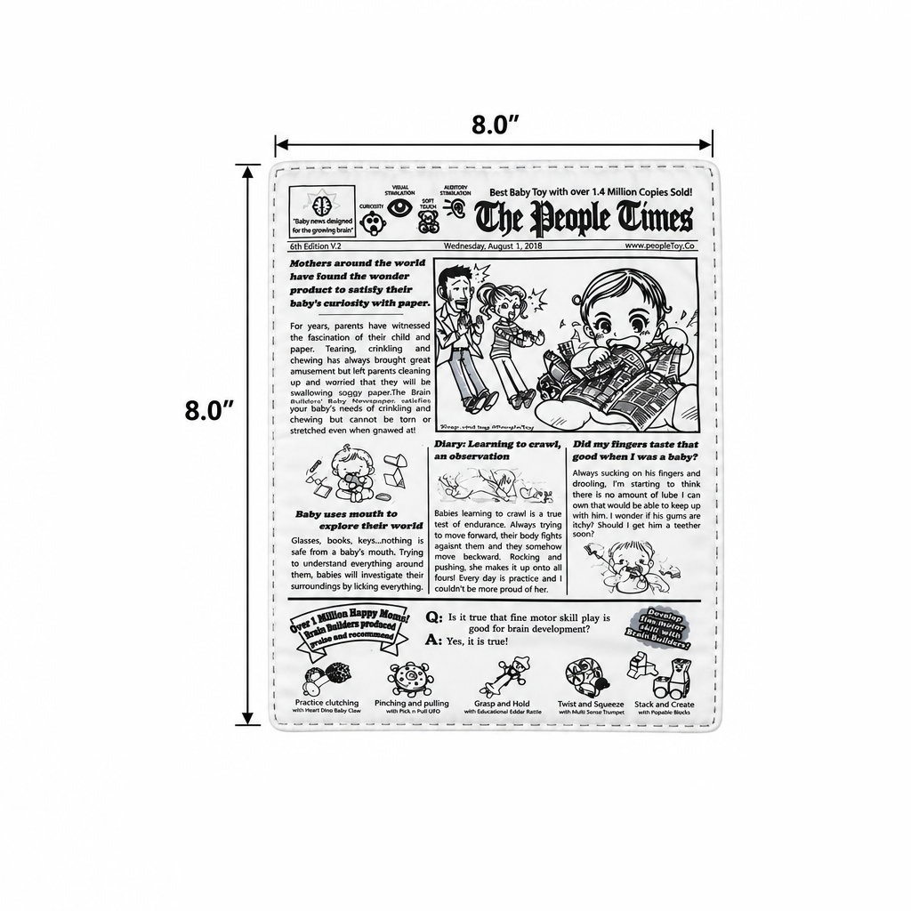 Newspaper-Style Pet Chew Toy